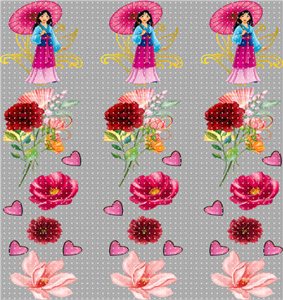 Pen sticker-F 2398